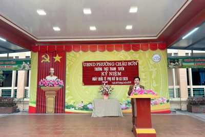 TRƯỜNG THANH TUYỀN TỔ CHỨC HOẠT ĐỘNG CHÀO MỪNG NGÀY QUỐC TẾ PHỤ NỮ 8/3